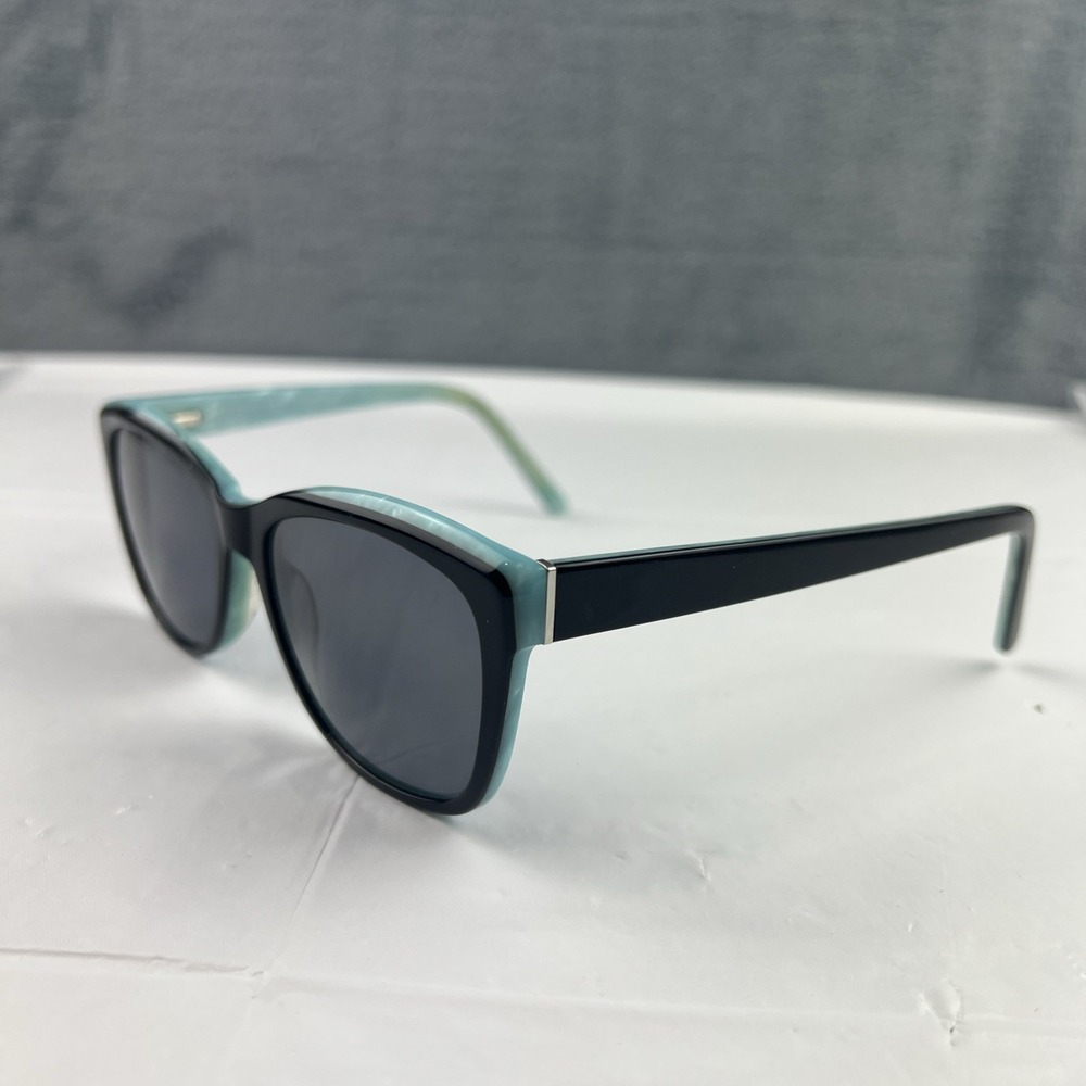 Roberto Steffani RS 156 COL 90 Eyeglasses Frame Only Black Blue Square 53-17-145